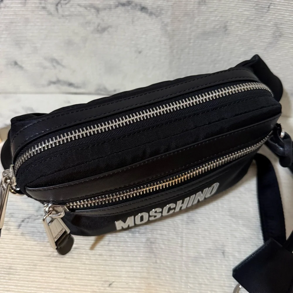 Moschino Couture Black Belt Bag / Bumbag Unisex - Picture 9 of 17